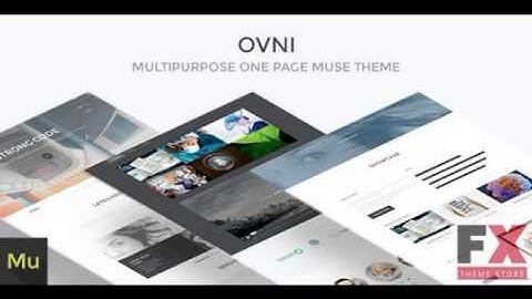 Preview OVNI - Multipurpose One Page Muse Theme TForest