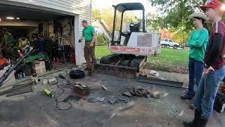 Bobcat 331 Mini Excavator Blade Repair Part 3