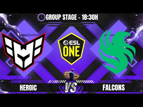 [BR] HEROIC X FALCONS - ESL ONE RALEIGH - GRUPOS - @VINI @JAPALOKY