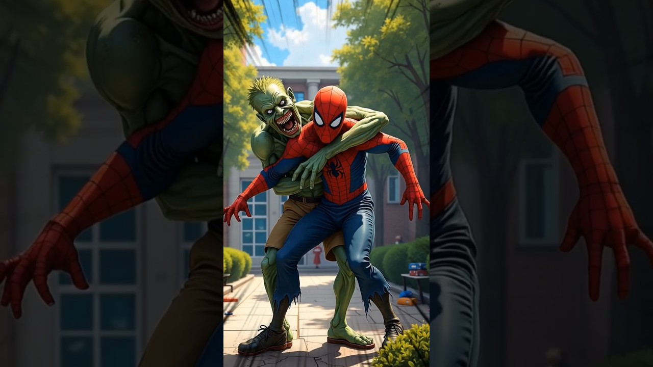 School par Zombie hamla! Kya Spider-Man bacha payega? 