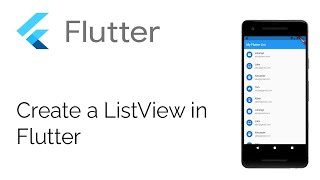 How to create a listview in Flutter