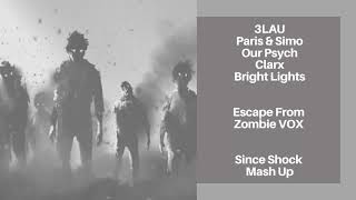 3LAU, Paris & Simo, Our Psych, Clarx Ft. Bright Lights- Escape From Zombie VOX (Since Shock Mash Up)