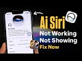 iOS 27 Ai Siri Not Showing & Not Working - How to Activate New Siri Ai in Any iPhone iOS 27
