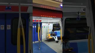 MRT 2 Putrajaya Line Train Doors Countdown LED Indicators.