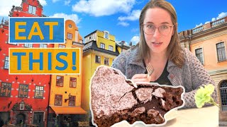 What to eat in Stockholm, Sweden / American tries Swedish Food