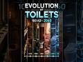 Evolution of Toilets (100 AD - 2060) 🚽 | Oddly Satisfying ASMR #shorts
