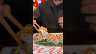 Probando uno de los mejores sushis de Madrid en Sushi Aoi 🍣#comida #buffet #sushi #madrid i
