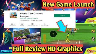 New Cricket Game Launch On Playstore | World T20 Cricket League | Full Review HD Graphics | screenshot 3
