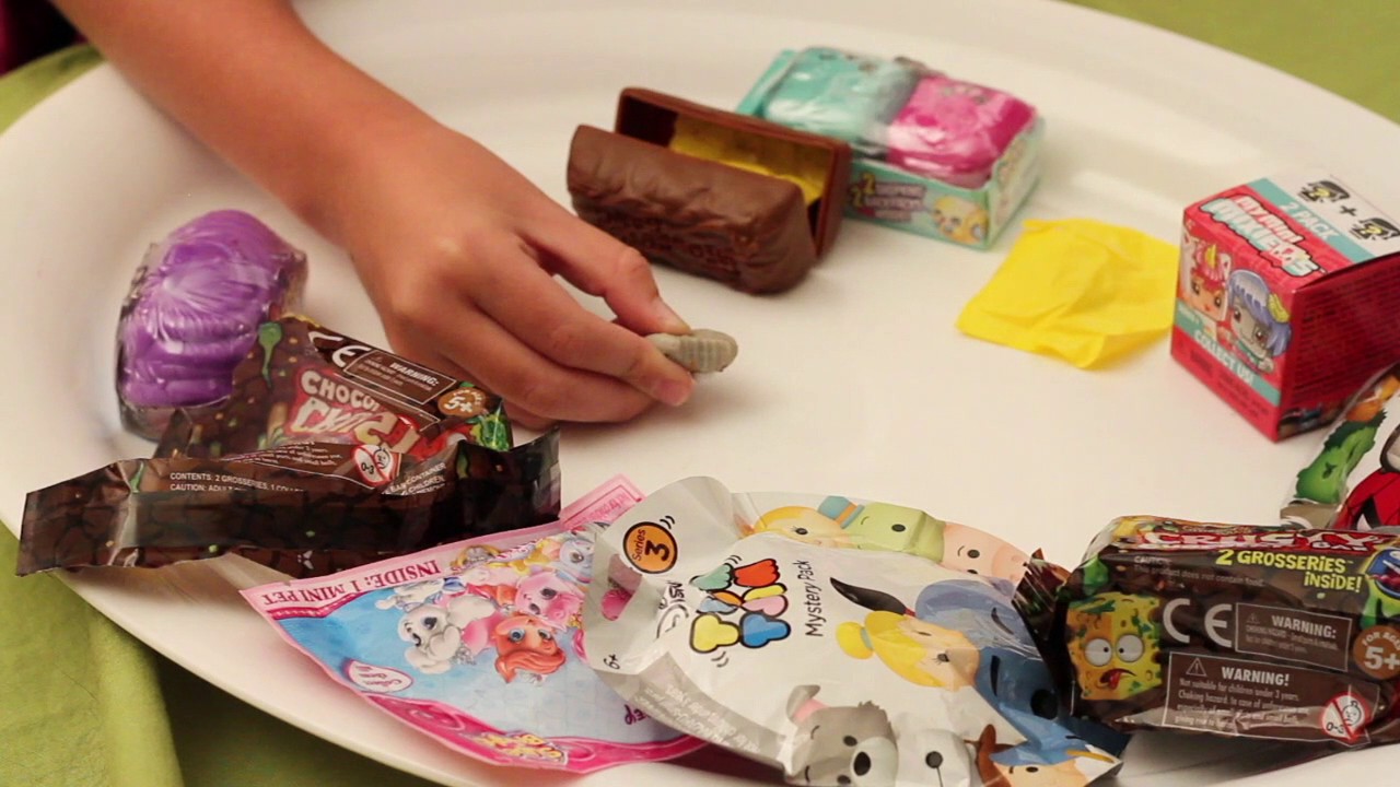 Kids Toy Surprises   Grossery Gang Toys Unboxing