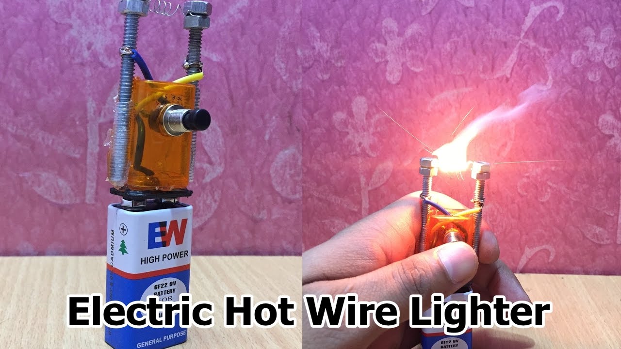 How to Make an Electric Hot Wire Lighter YouTube