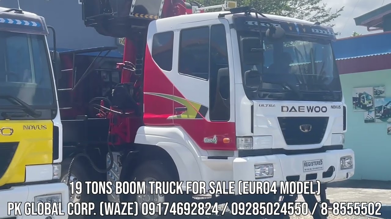 BOOM TRUCK FOR SALE - 19 tons crane capacity