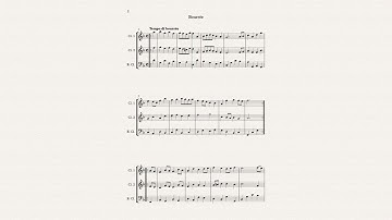 Menuet & Bourrée From Music for the Royal Fireworks Arranged for Clarinet Trio