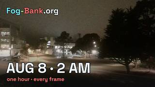 FogCam August 8 2026 2 am PT one hour every frame