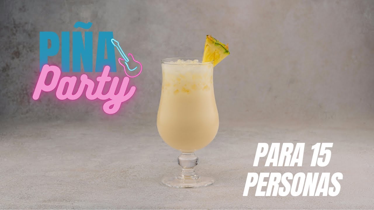 Como Hacer Piña Colada En Grandes Cantidades