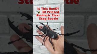 Giant 3D Printed Beetle! 🪲🦖 #3dprinting #beetle #flexi