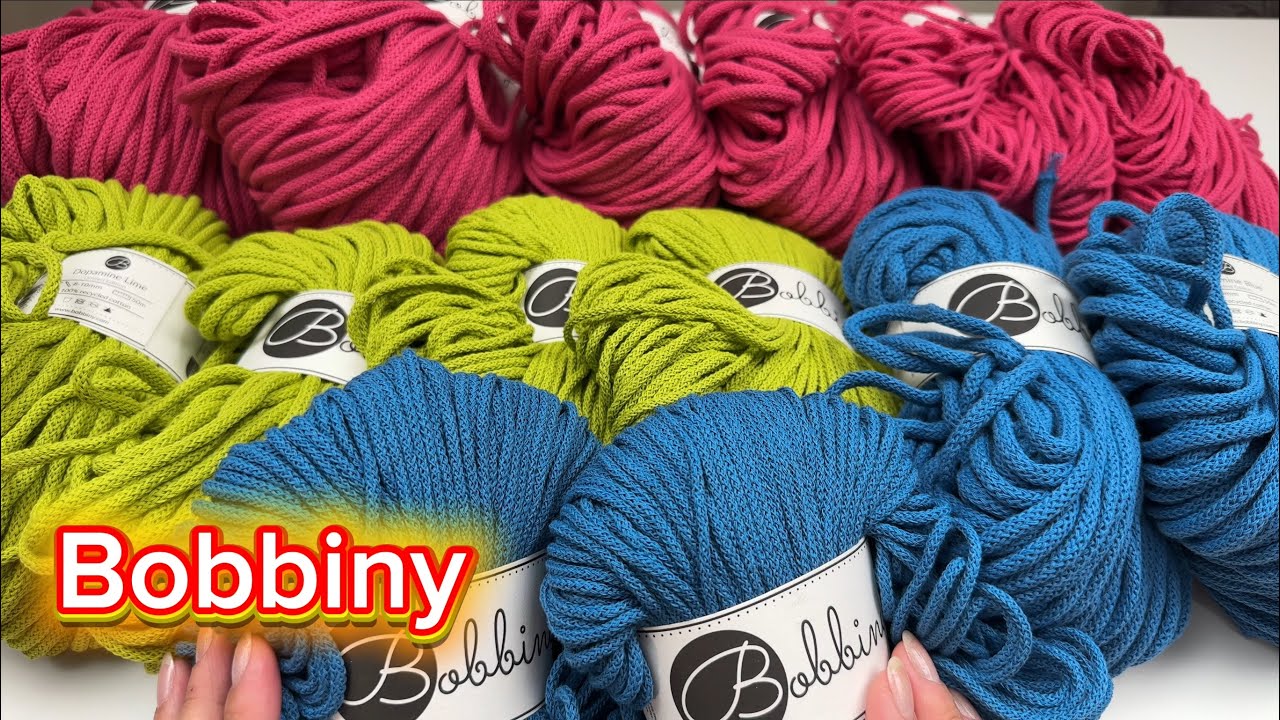 BOBBINY ❤️‍🔥My favourite Macrame Cord for wall hanging projects❤️‍🔥The best cotton yarn for macrame 
