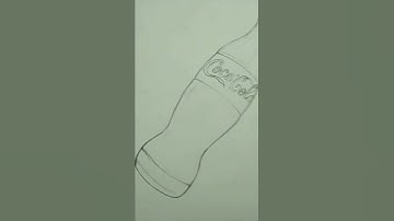 3d coca cola bottle 👆🏻 || #artist #shorts #viralshorts #3d #youtubeshorts