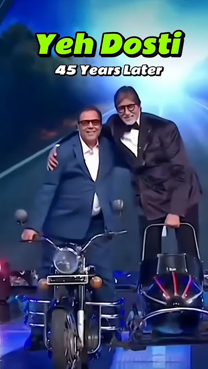 🌹 OLD is GOLD ❤️ Dharmendra & Amithabh Bacchan together 💞💯  45 Years Later #shorts #trending #viral