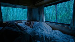 Rain Sounds For Sleeping  Relaxing Rain And Soft Thunder To Help You Sleep Fast