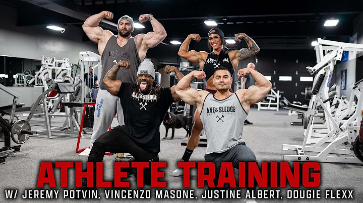 TEAM WORKOUT AT CLUB NBT | Jeremy Potvin, Vincenzo Masone, Dougie Flexx, & Justine Albert