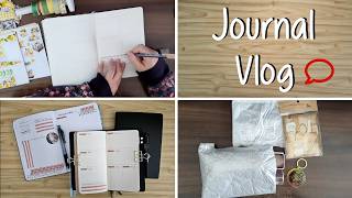 Journal Vlog: Comprinhas, Setup Novo Bujo Pessoal, TN & Mais | Julyanna Mazzolli