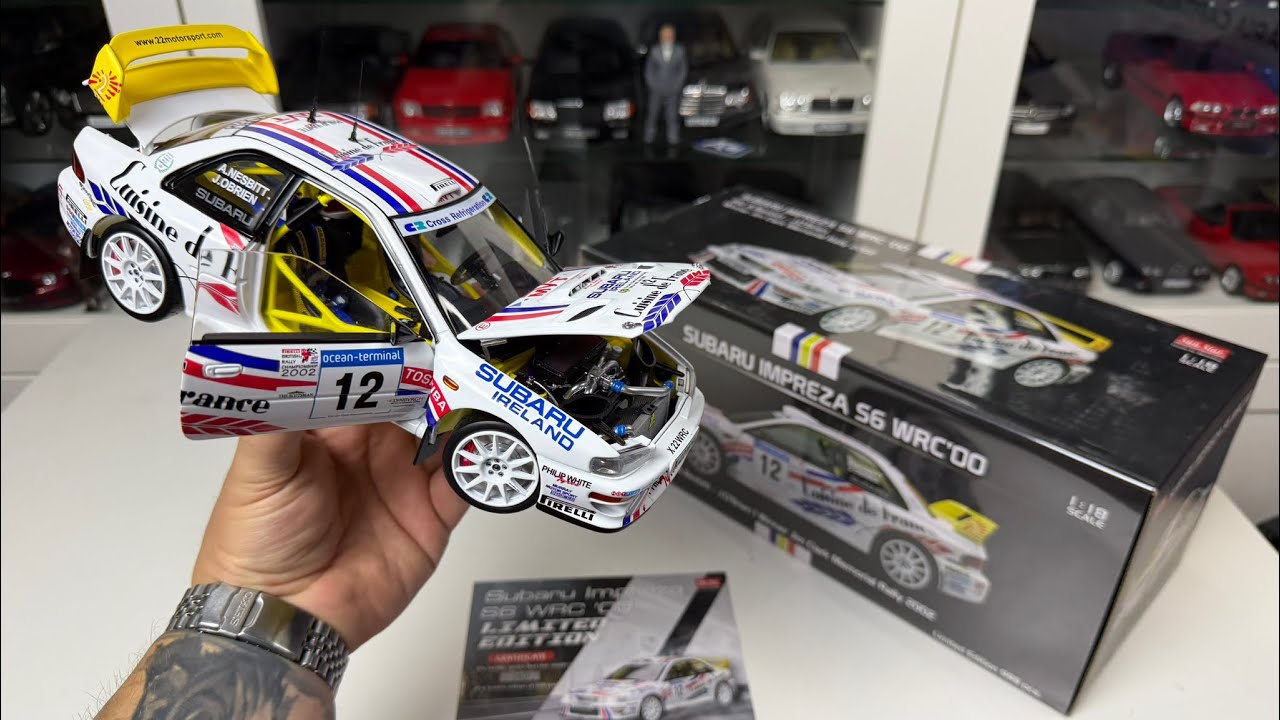 1:18 Subaru Impreza S6 WRC '00 #12 - Winner Jim Clark Memorial