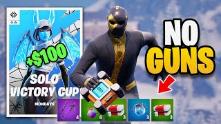 I Made Earnings WITHOUT Guns! (Solo Victory Cup)