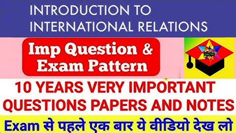 Political Science IV 62324407 Introduction to International Relations 15th June, 2022