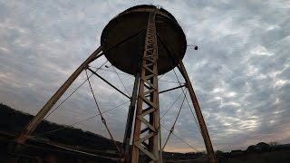 Explored Inside Abandoned Rooftop Water Tower