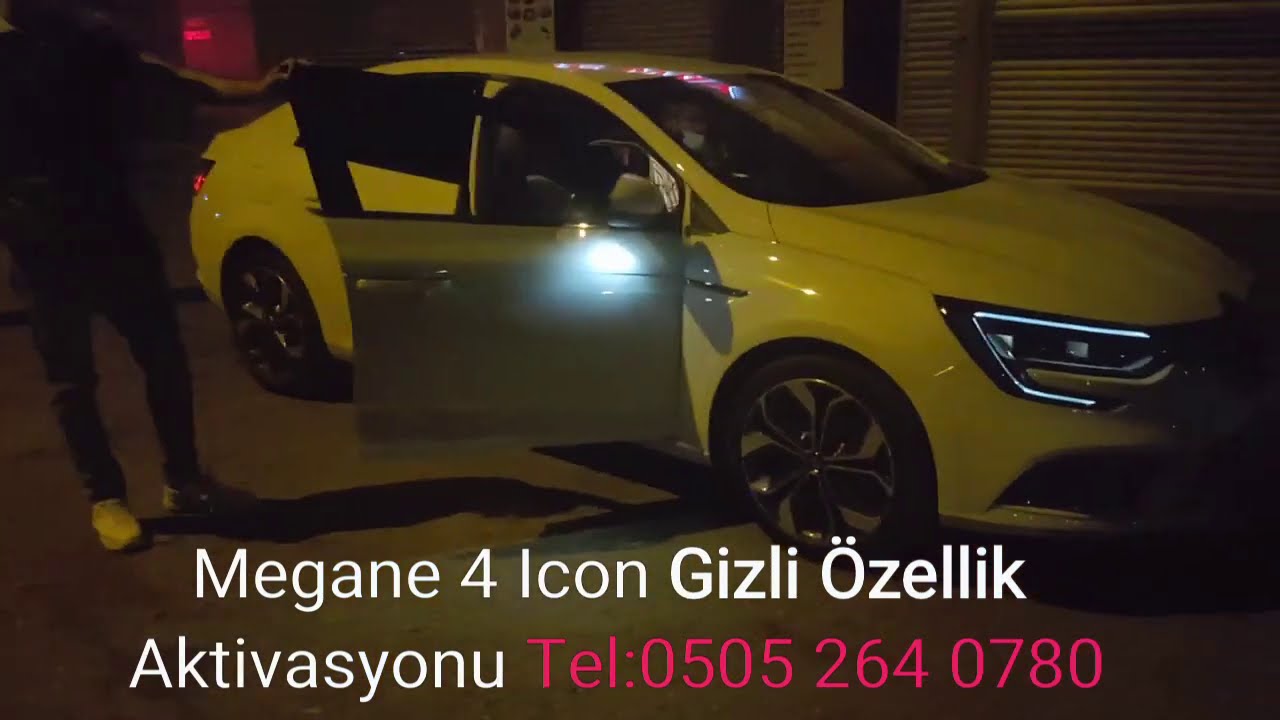 Megane 4 Icon Gizli Özellik, Video Oynatma ve Rlink Ekran Aktivasyonu