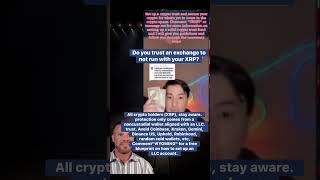 Put your crypto in your own custody and build yourLLC structure now to protect everything long term.