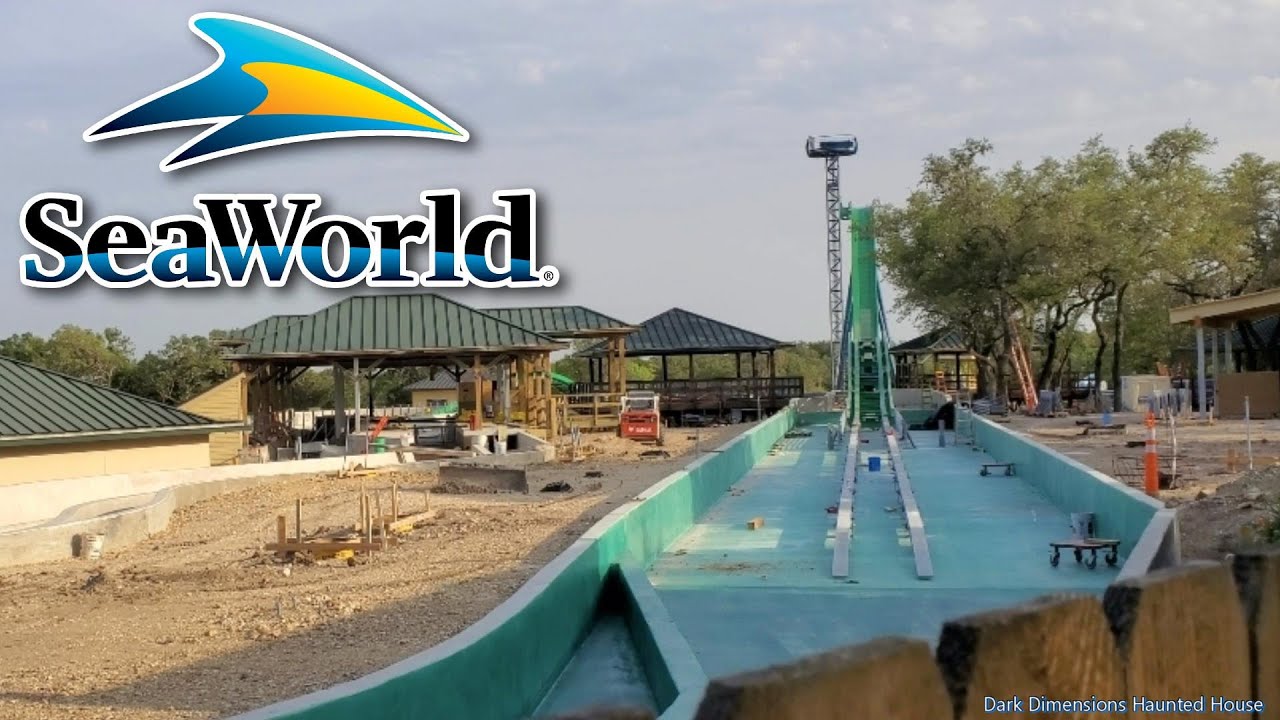 New Catapult Falls Construction Updates April 1st 2023 At SeaWorld San New catapult falls construction updates april 1st 2023 at seaworld san
