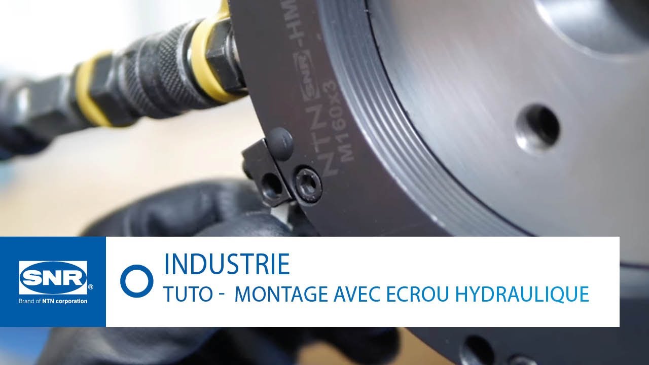 Montage avec écrou hydraulique HMV 