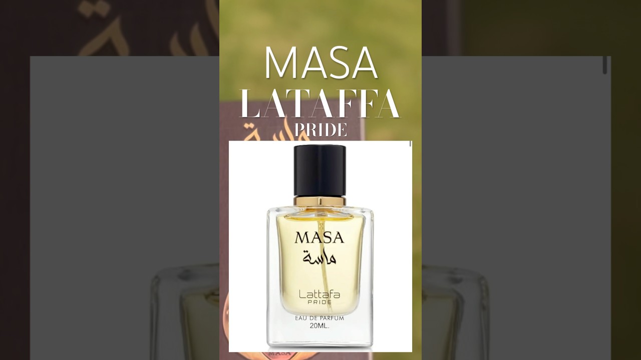 Masa by Lattafa Pride. Smooth, rich, unforgettable. 