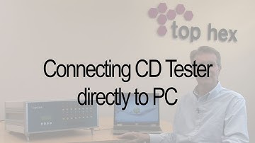 How to connect your Top Hex C D Tester directly to a PC