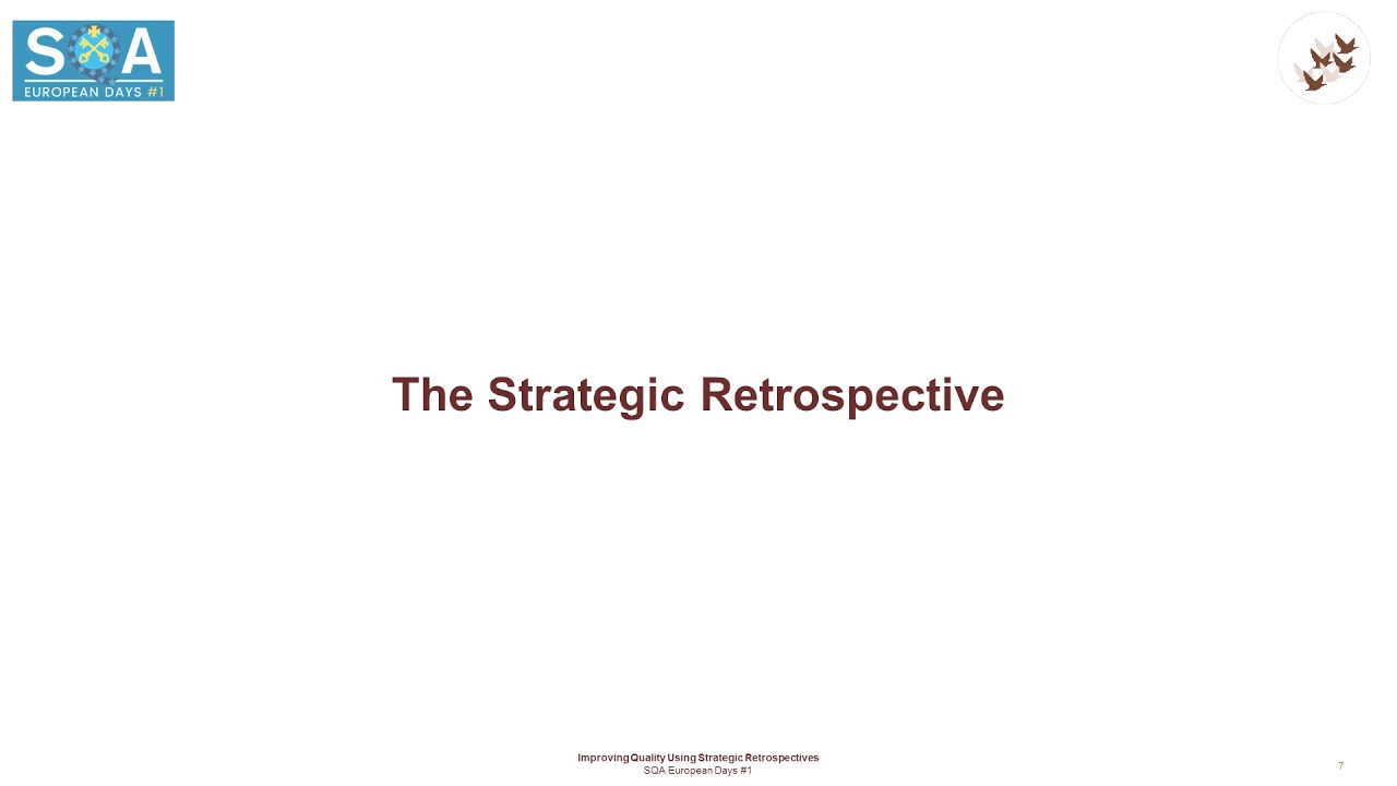 Improving Quality using Strategic Retrospectives (русский перевод)