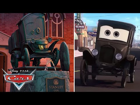 Mater Time Travels to Meet Stanley! | Pixar Cars