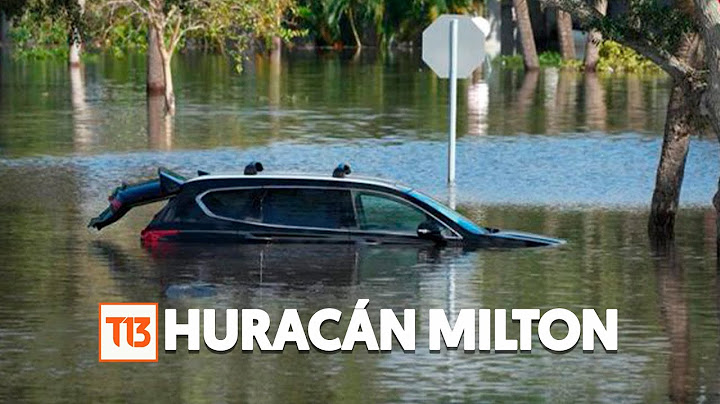 Así fue el destructivo paso del Huracán Milton en Estados Unidos