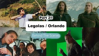 Legolas/Orlando bloom behind the scenes - part 2