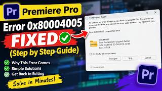 How to Fix 0x80004005 Error in Windows 10/11 | Step-by-Step