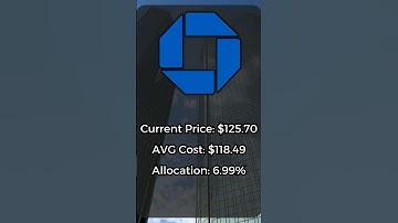 JP Morgan Chase(JPM) is my 4th largest holding in my dividend stock portfolio #jpmorgan #jpm