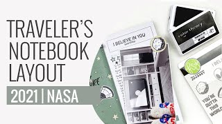 Traveler's Notebook Process Layout 2021 | NASA