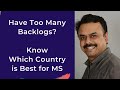 Have Too Many Backlogs? Know Which Country is Best for MS