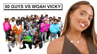 50 GUYS VS 1 INFLUENCER: WOAH VICKY