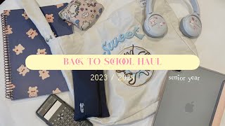 BACK TO SCHOOL HAUL 2023 | senior year