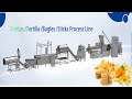 Crispy chips making machine Bugle wheat chips processing line Crispy Snacks Machine Maker