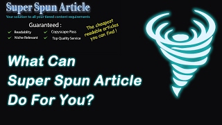 Buy Spun Article For Usa