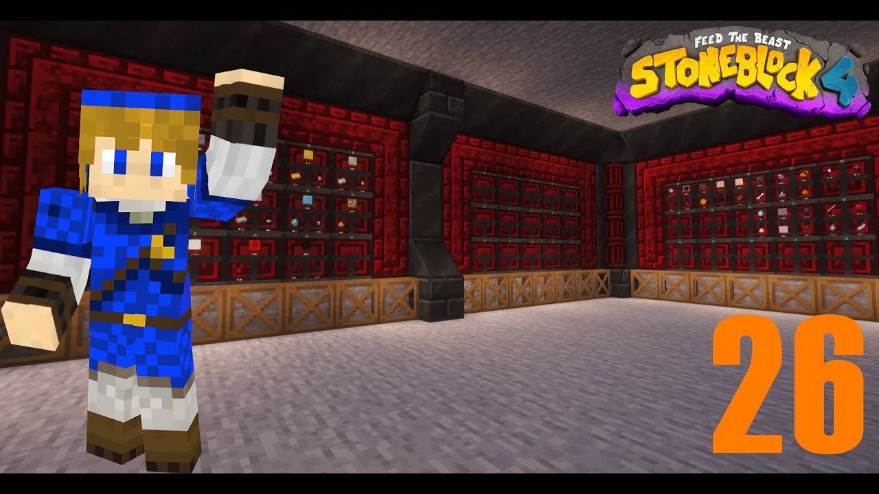 FTB Stoneblock 4 - #26 [FR] - Le stockage massif est là
