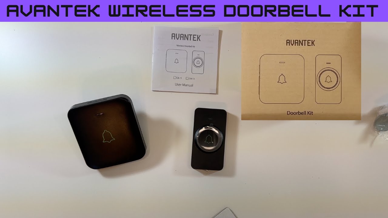 AVANTEK Wireless Doorbell Kit Review! YouTube