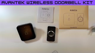 AVANTEK Wireless Doorbell Kit Review!
